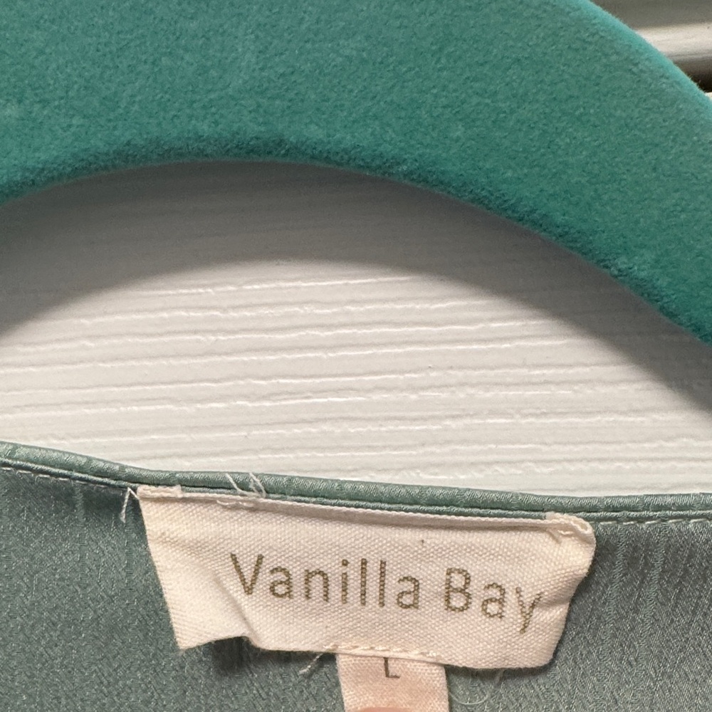 Pink Blush Maternity Mint Striped Ruffle Accent Tiered Maxi Dress in Mint - Picture 5 of 9